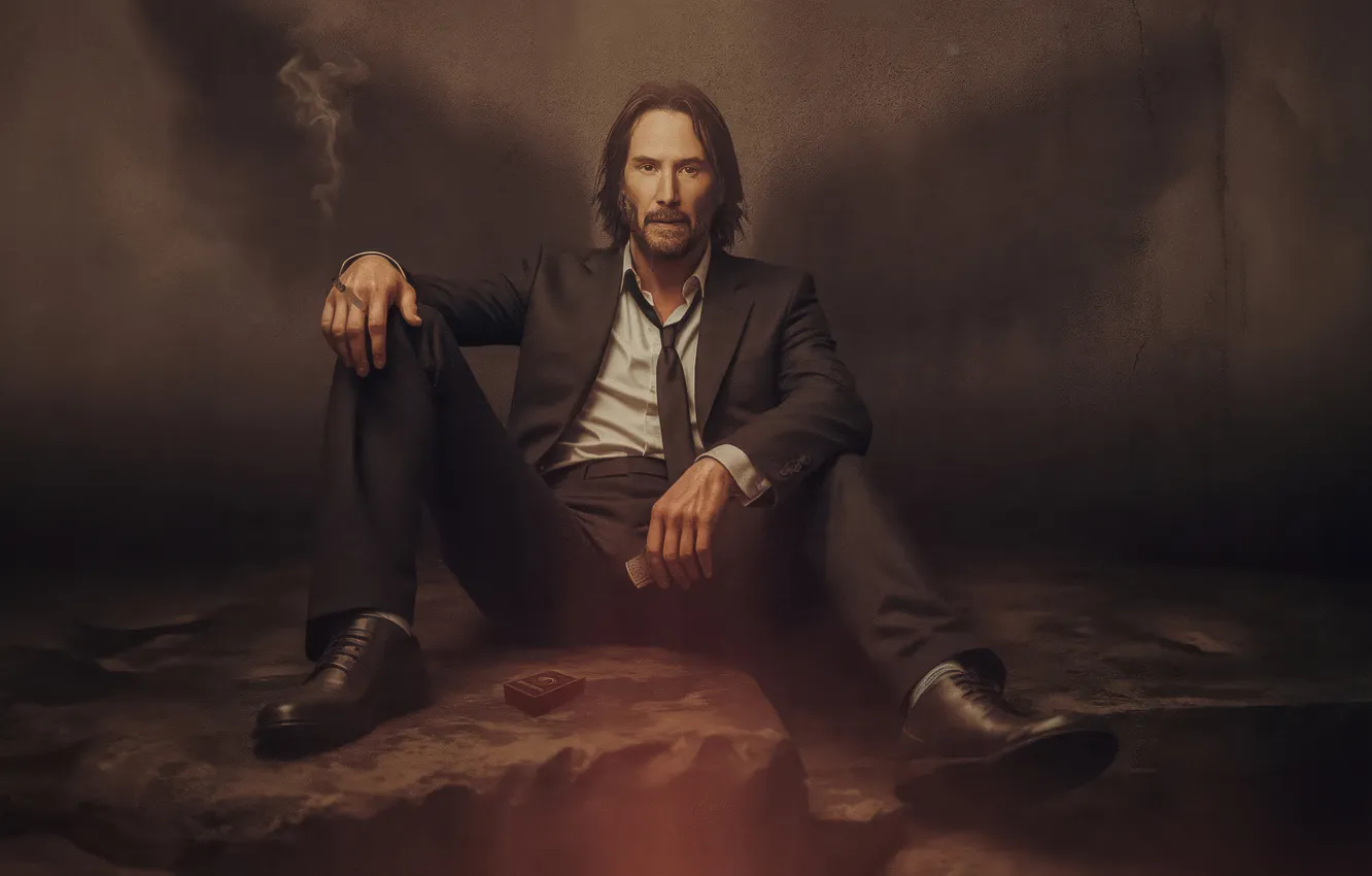 Photo wallpaper actor, Keanu Reeves, male