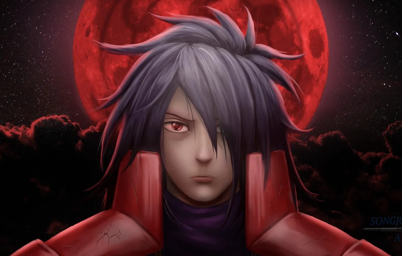 Photo wallpaper look, Naruto, Naruto, Madara Uchiha