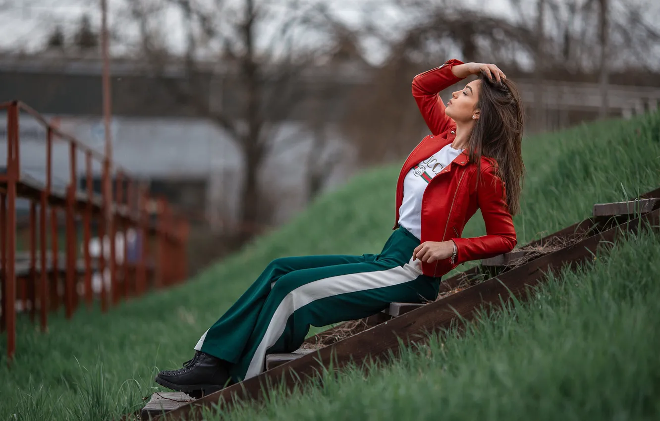 Photo wallpaper jacket, relax, profile, sponge, Andrea Carretta