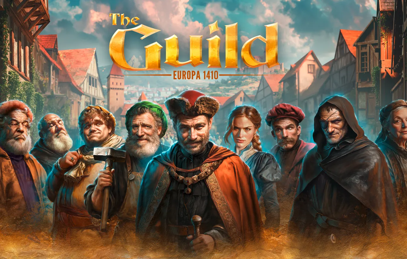 Photo wallpaper games, teaser, Game Art, 2026 Games, The Guild, Europa 1410