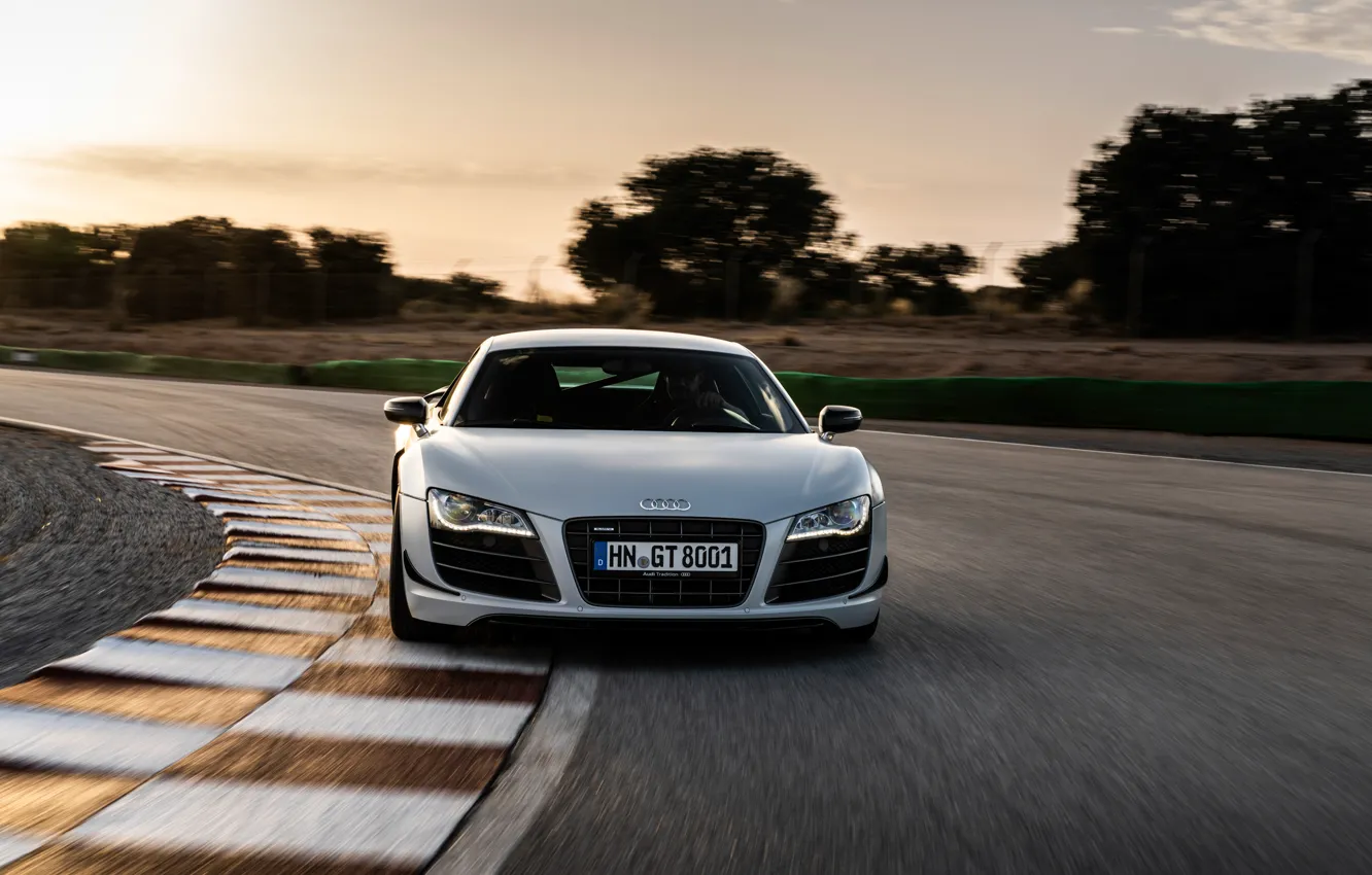 Photo wallpaper Audi, front view, R8, Audi R8 GT Coupe