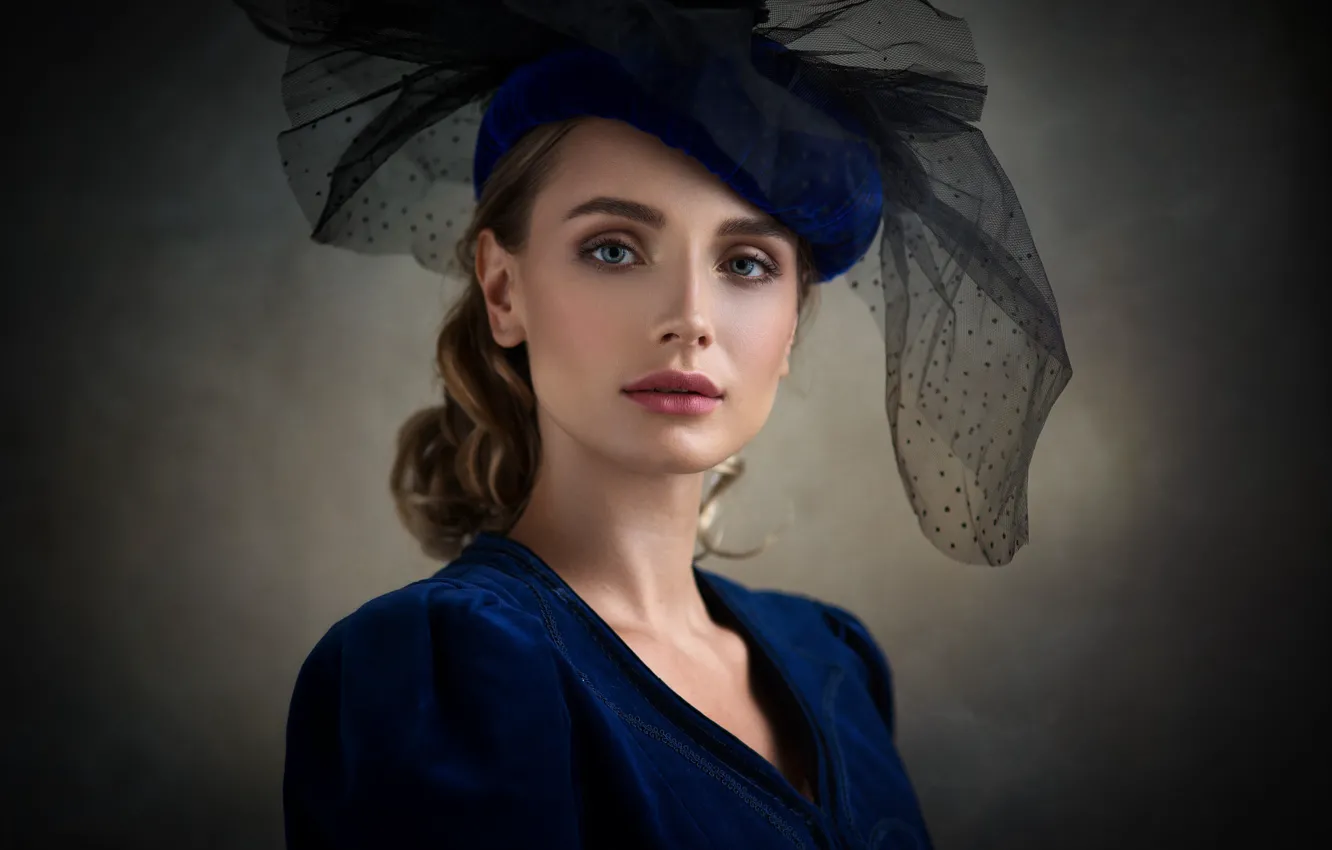 Photo wallpaper look, girl, style, portrait, photographer, hat, Margo, Dennis Drozhzhin