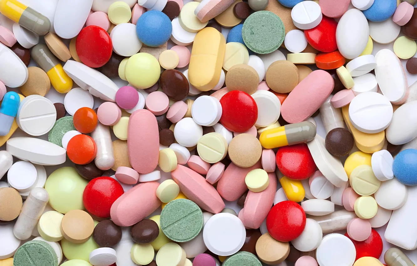 Photo wallpaper background, pills, placer, a lot