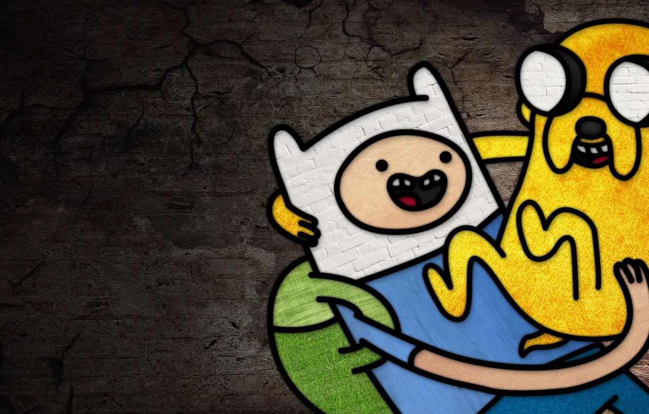 Photo wallpaper Jake, Adventure Time, Finn