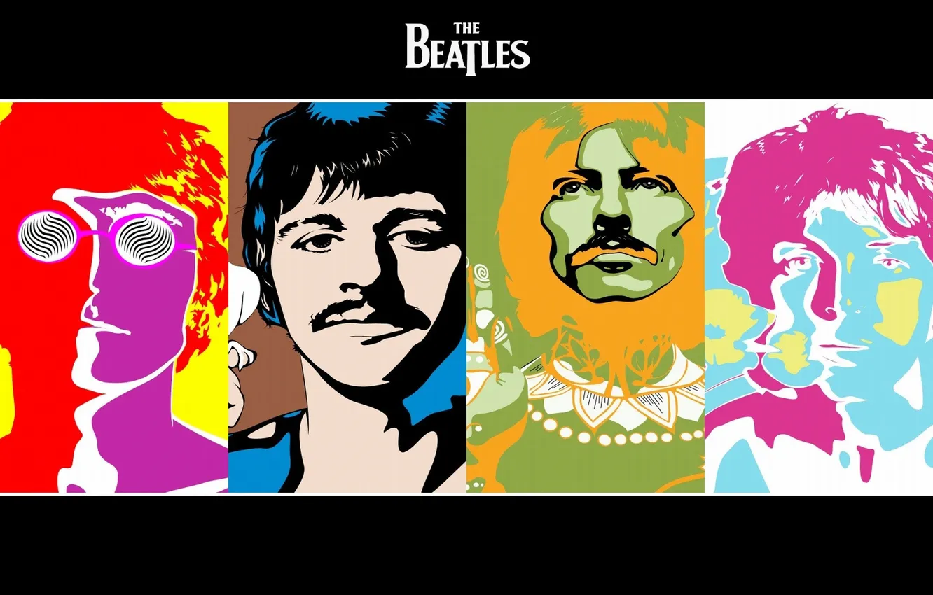 Photo wallpaper group, musician, Beatles