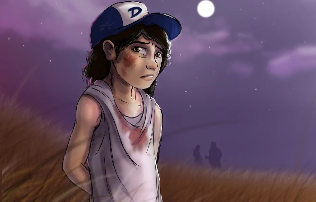 Photo wallpaper the game, girl, the walking dead, clementine, Clementine, walking dead the game