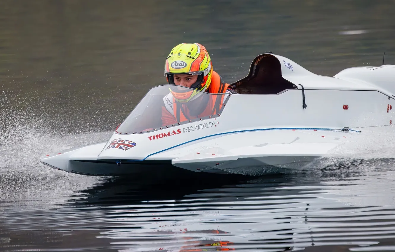 Photo wallpaper race, boat, speed