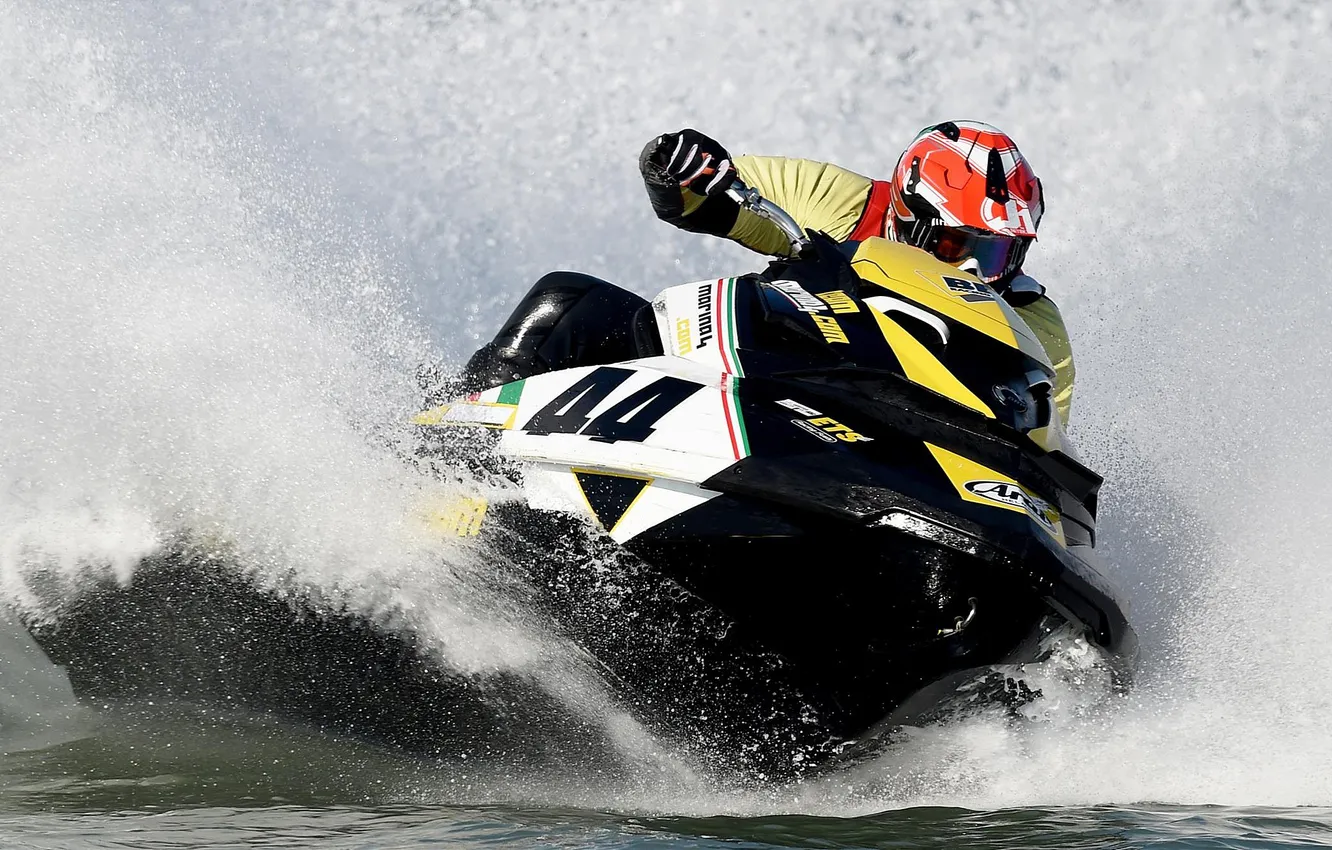 Photo wallpaper race, boat, speed
