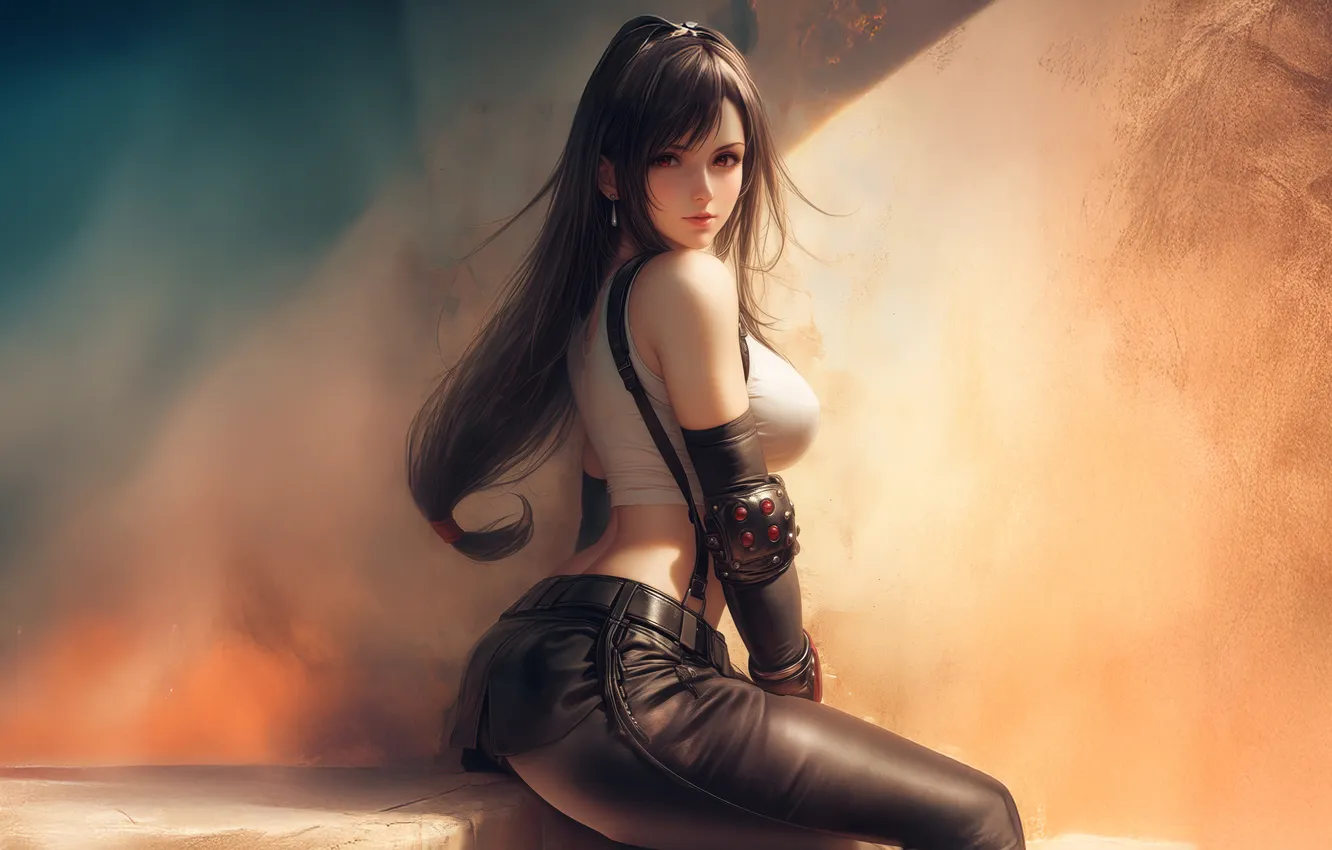 Photo wallpaper power, untamed, tifa lockheart