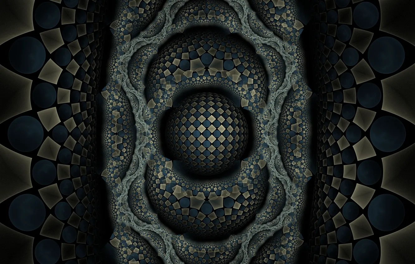 Photo wallpaper pattern, black background, Gray pattern