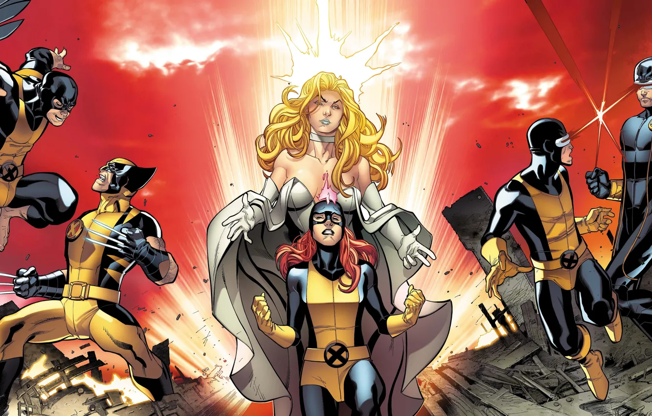 Photo wallpaper Wolverine, X-Men, Marvel