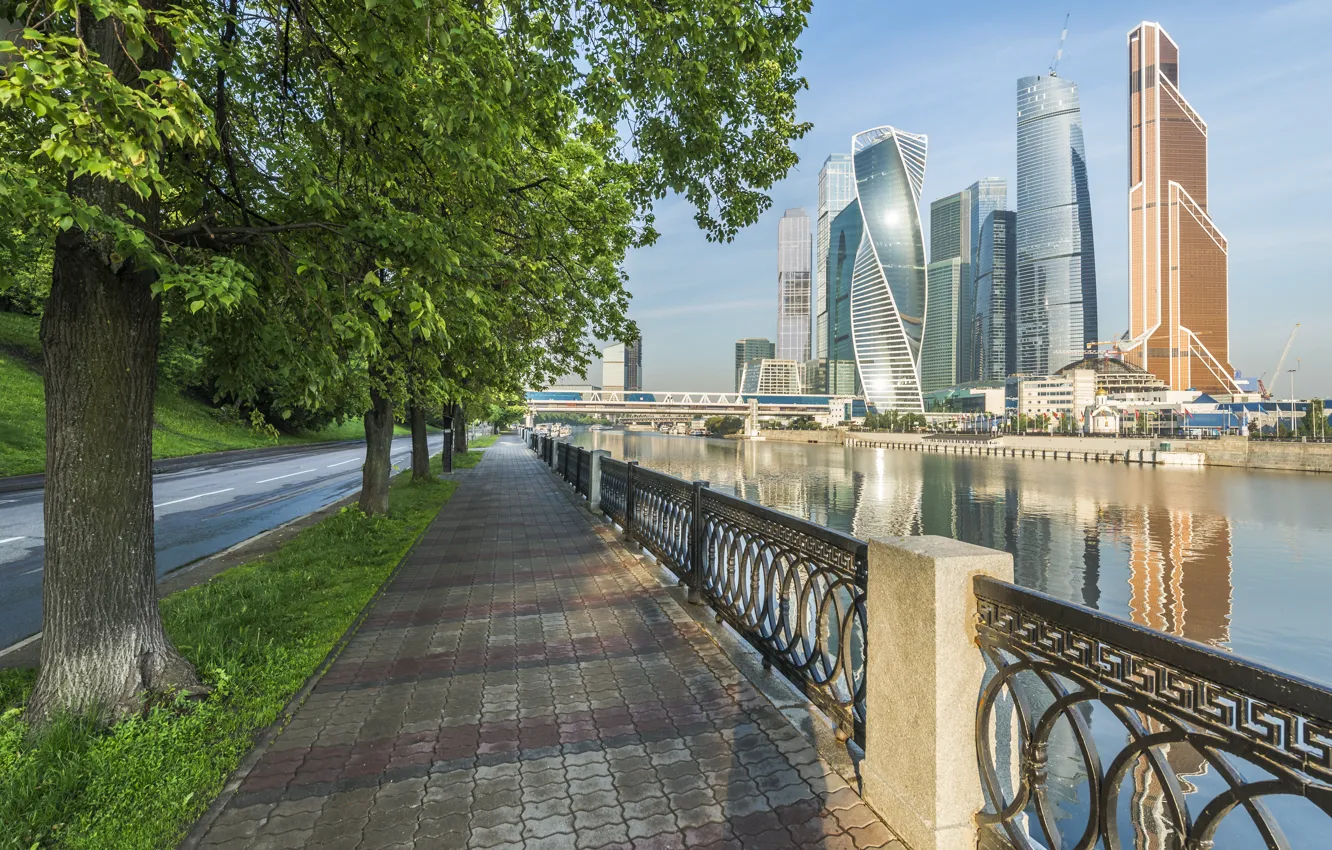 Photo wallpaper Moscow, Building, Russia, Russia, Moscow, Moscow-City, Buildings, Moscow City