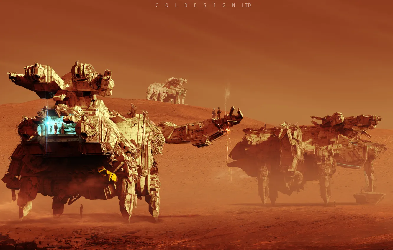 Photo wallpaper technique, Col Price, Mars Rovers, Rovers