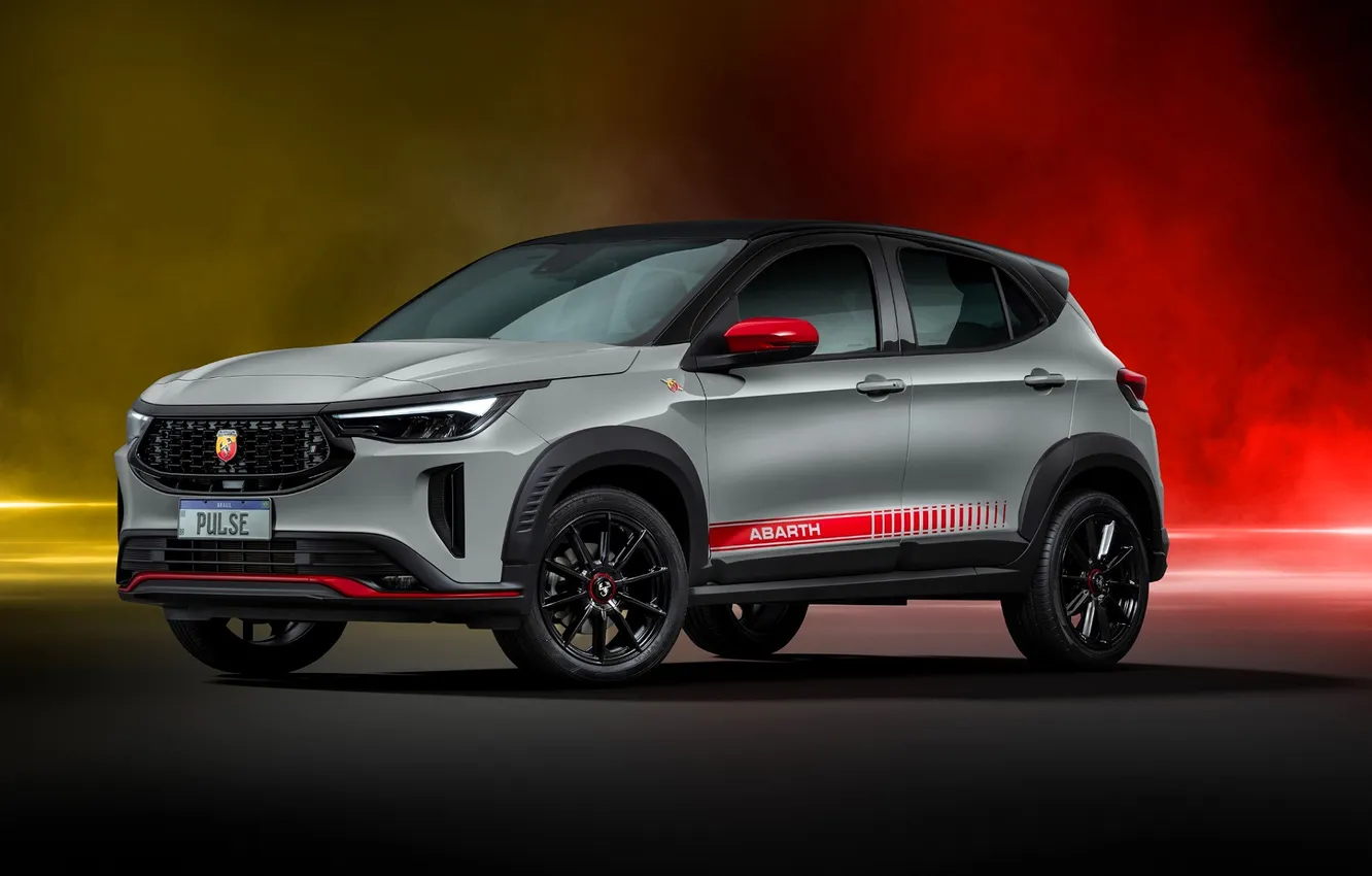 Photo wallpaper smoke, silver, Fiat, Abarth, pulse, Fiat Pulse Abarth