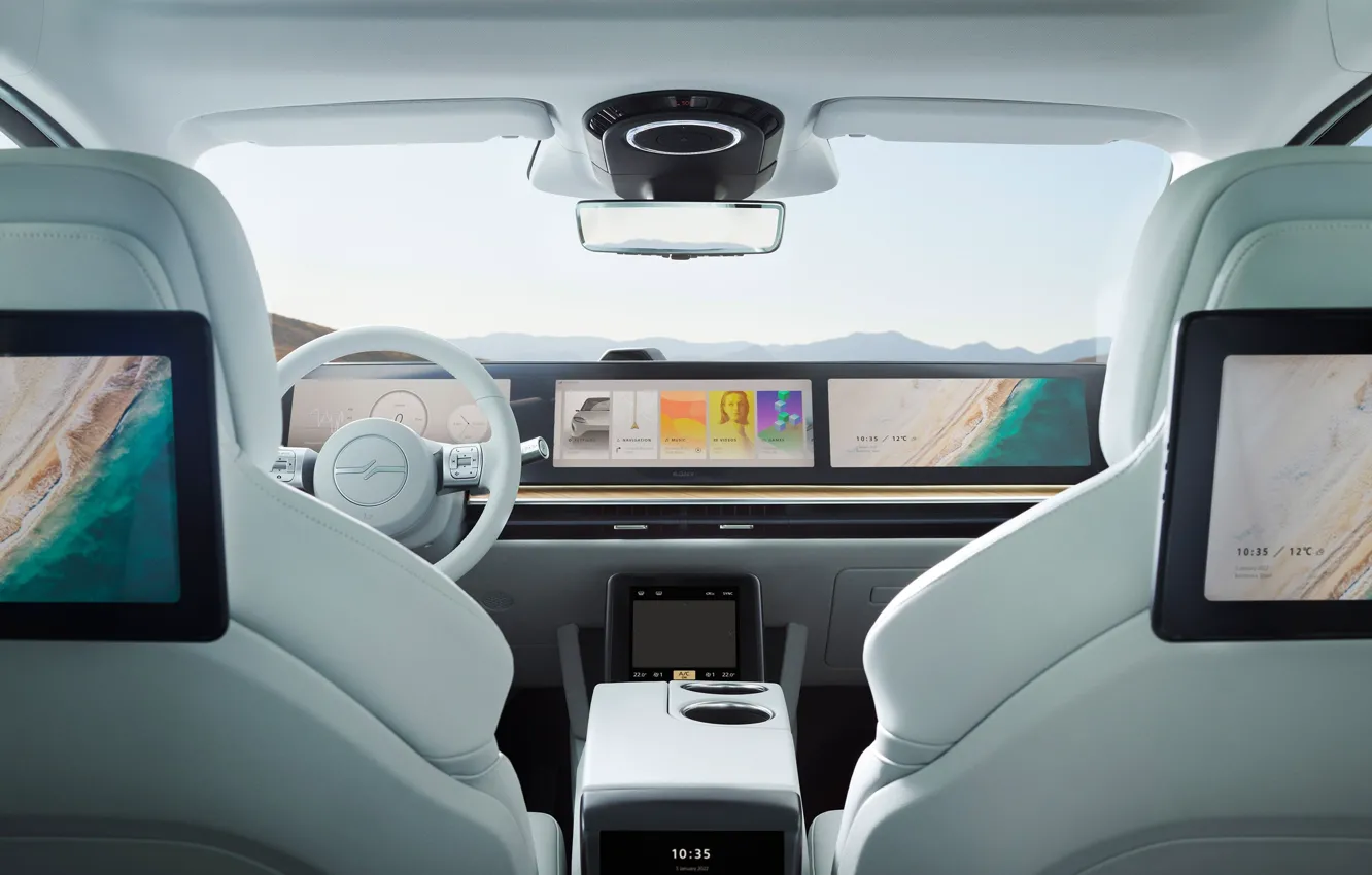 Photo wallpaper Concept, interior, Sony, Vision-S 02