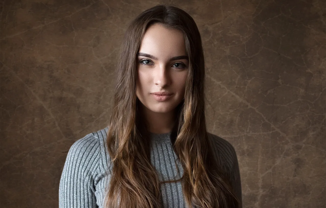 Photo wallpaper background, portrait, makeup, dress, hairstyle, brown hair, beauty, curls