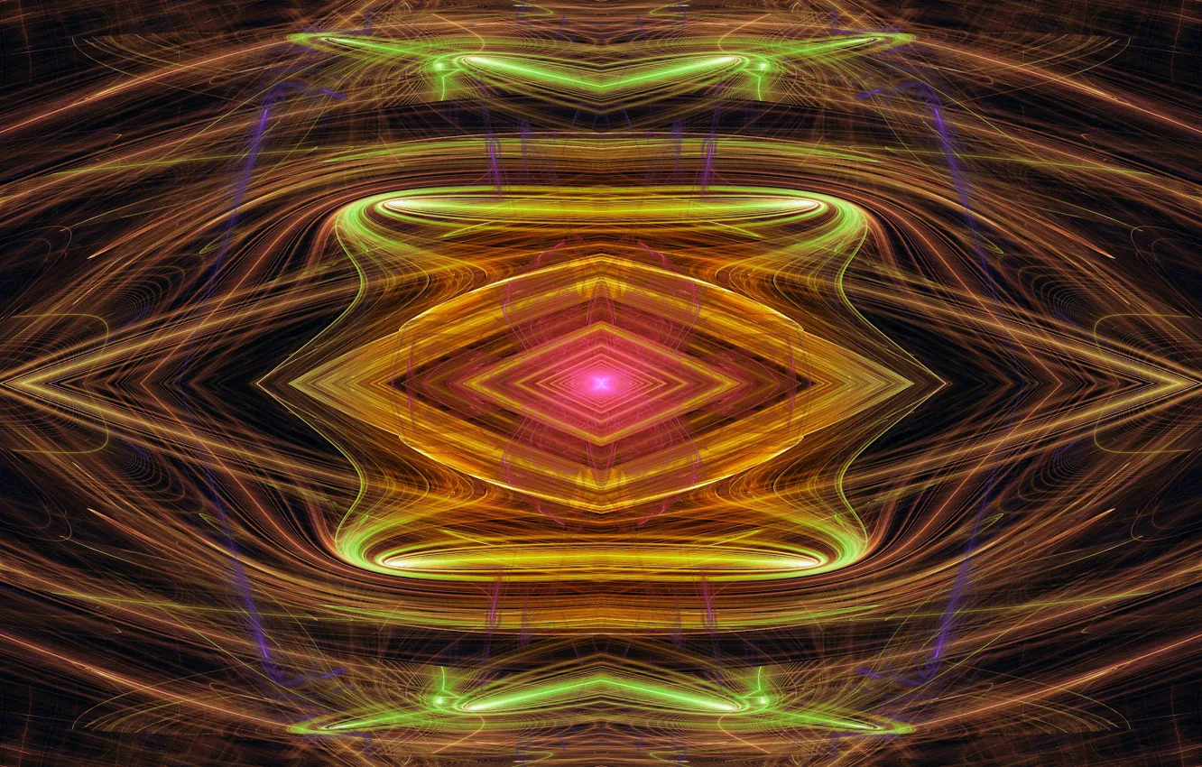 Photo wallpaper line, backlight, chaos