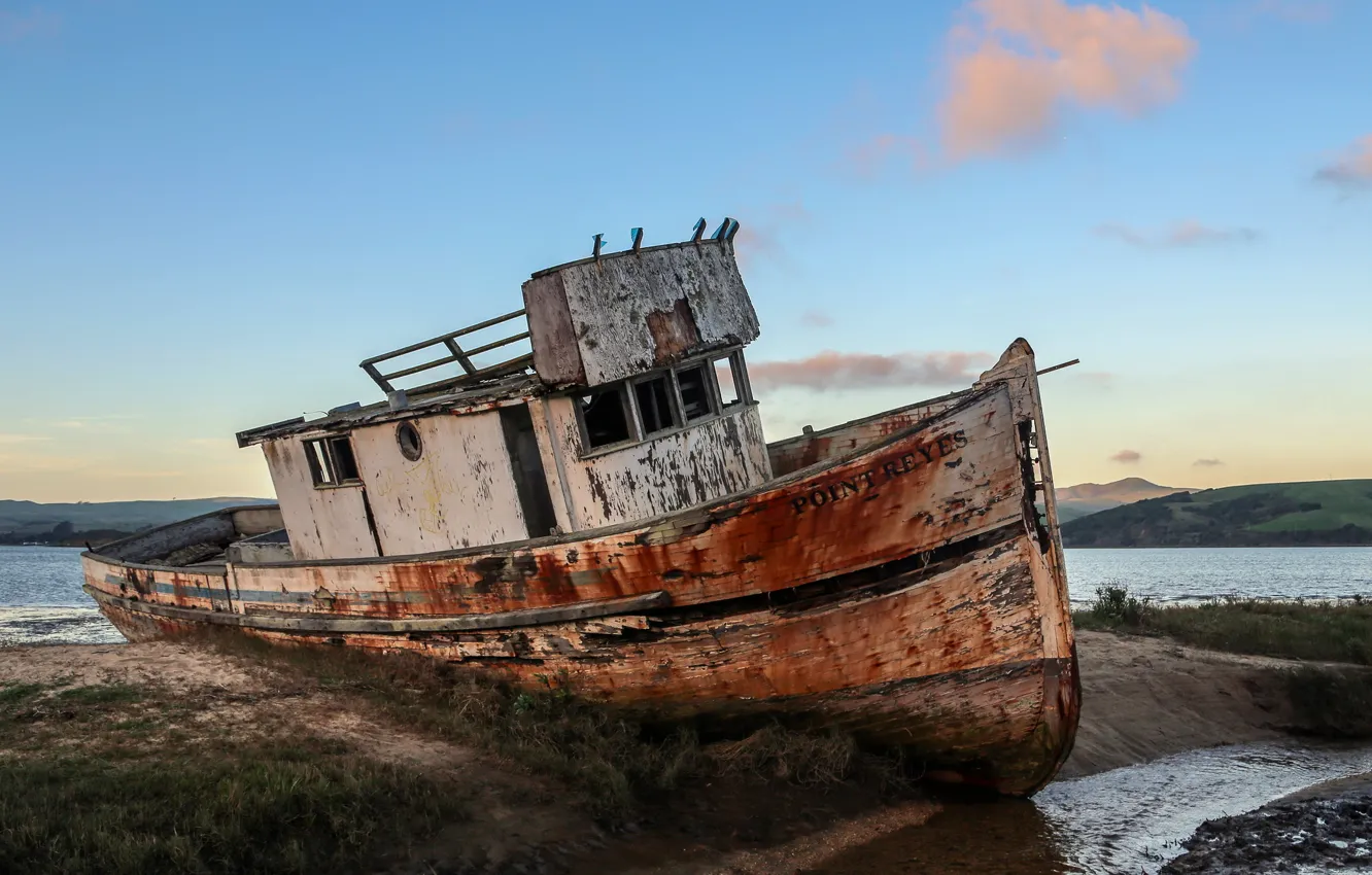 Photo wallpaper California, Abandoned, Point Reyes, Inverness