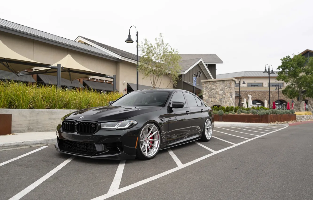 Photo wallpaper Parking, Buildings, F90, M5 Competition