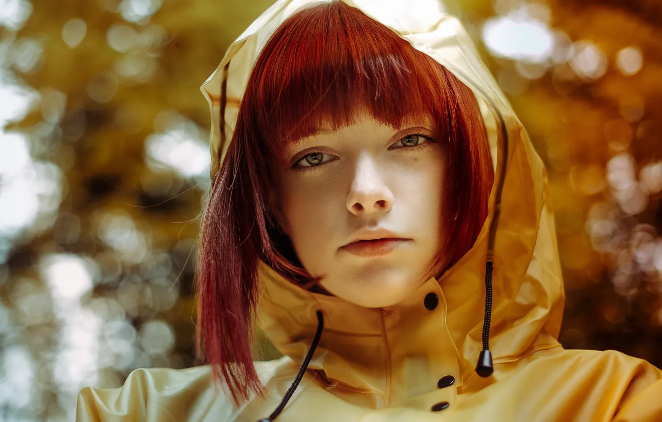 Photo wallpaper hood, sponge, bangs, kassio. epia