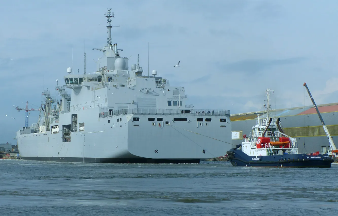 Photo wallpaper France, security ship, A726, Jacques Stosskopf