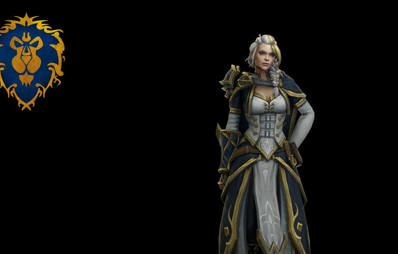 Photo wallpaper MAG, World of Warcraft, Alliance, human, mage, Jaina Proudmoore, Alliance, Jaina Proudmoore