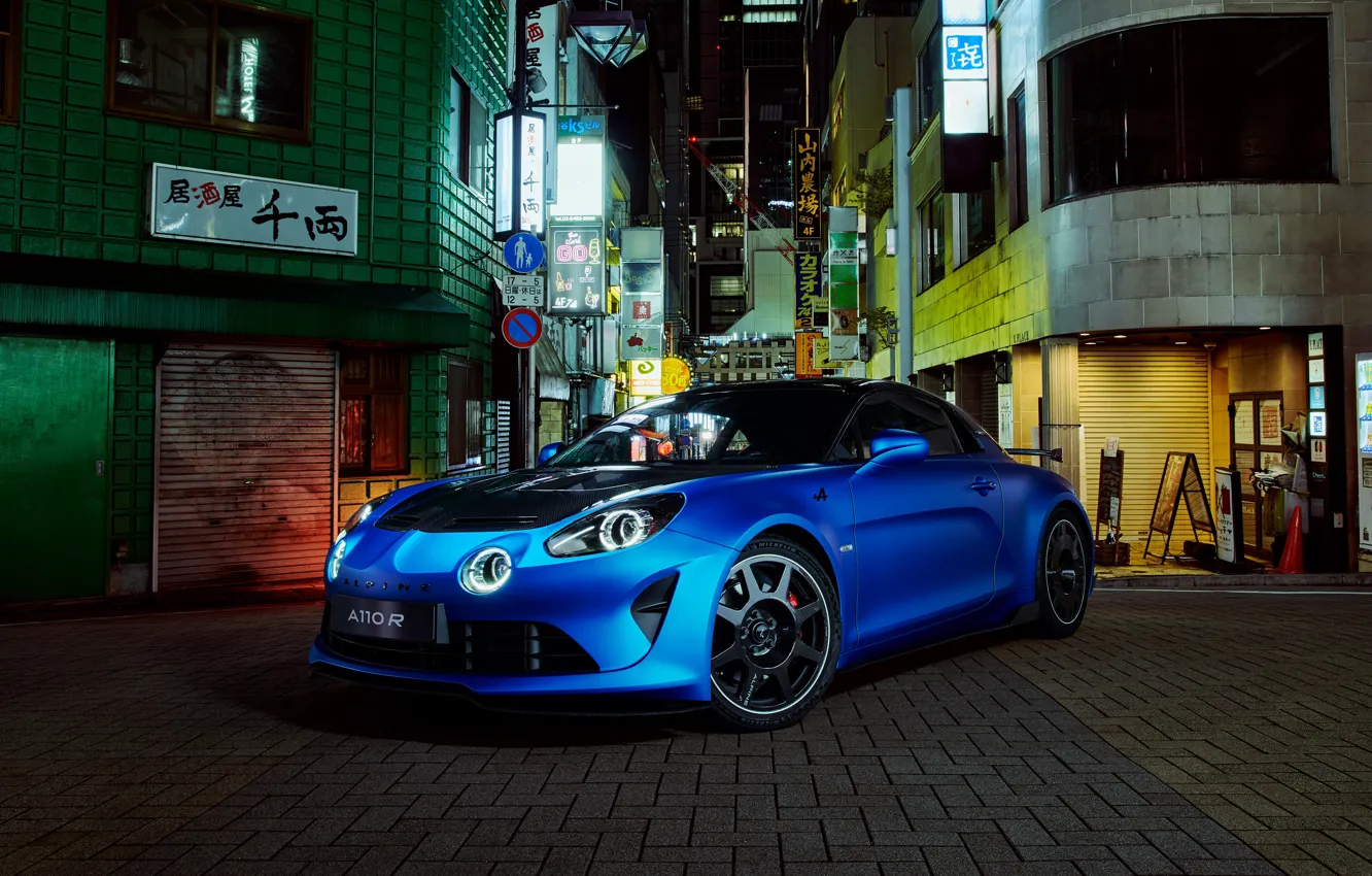 Photo wallpaper sports car, Alpine, 2023, A110 R, Duqueine, Alpine A110 R, Renault Group