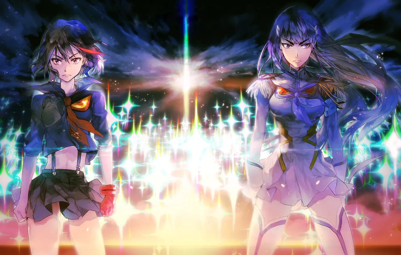 Photo wallpaper girl, gloves, form, matoi ryuuko, Kill La Kill, Kiryu's Satsuki