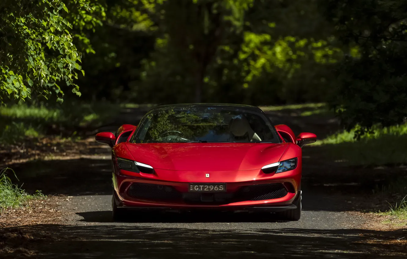 Photo wallpaper Ferrari, 296, Ferrari 296 GTS