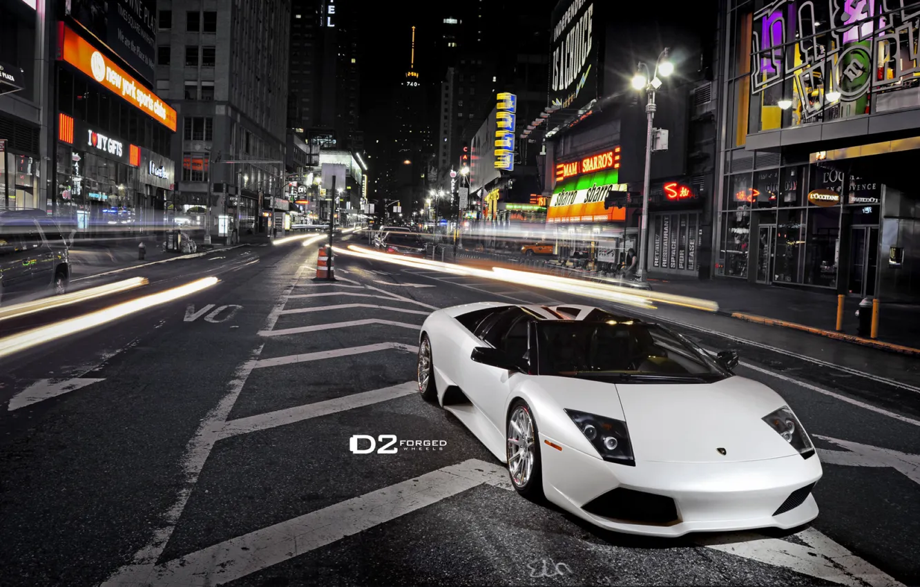 Photo wallpaper Roadster, Lamborghini, lp640, Muricelago