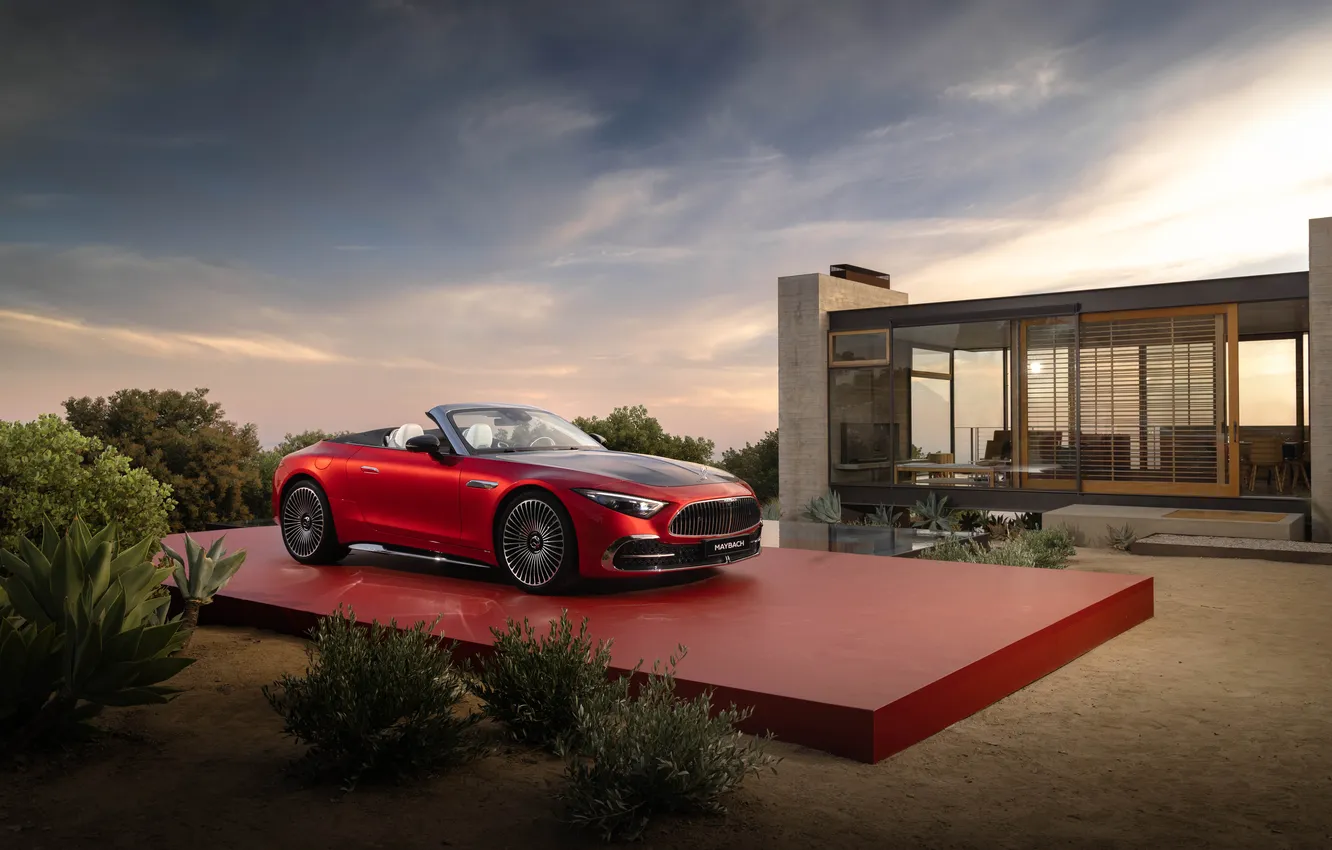 Photo wallpaper Roadster, Mercedes, Roadster, Maybach, Mercedes, luxury, Maybach, Sportcar