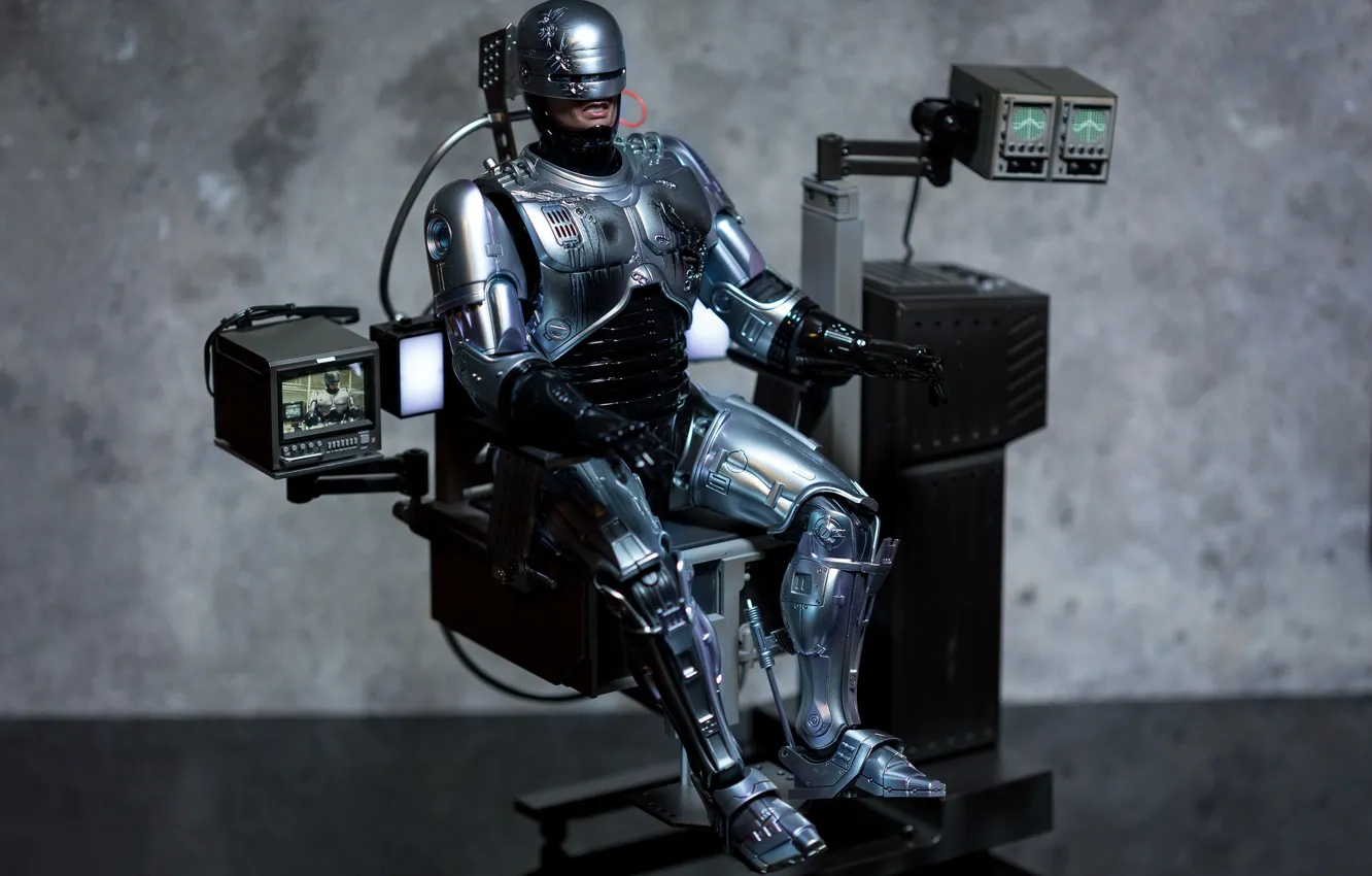 Photo wallpaper toy, figurine, Robocop