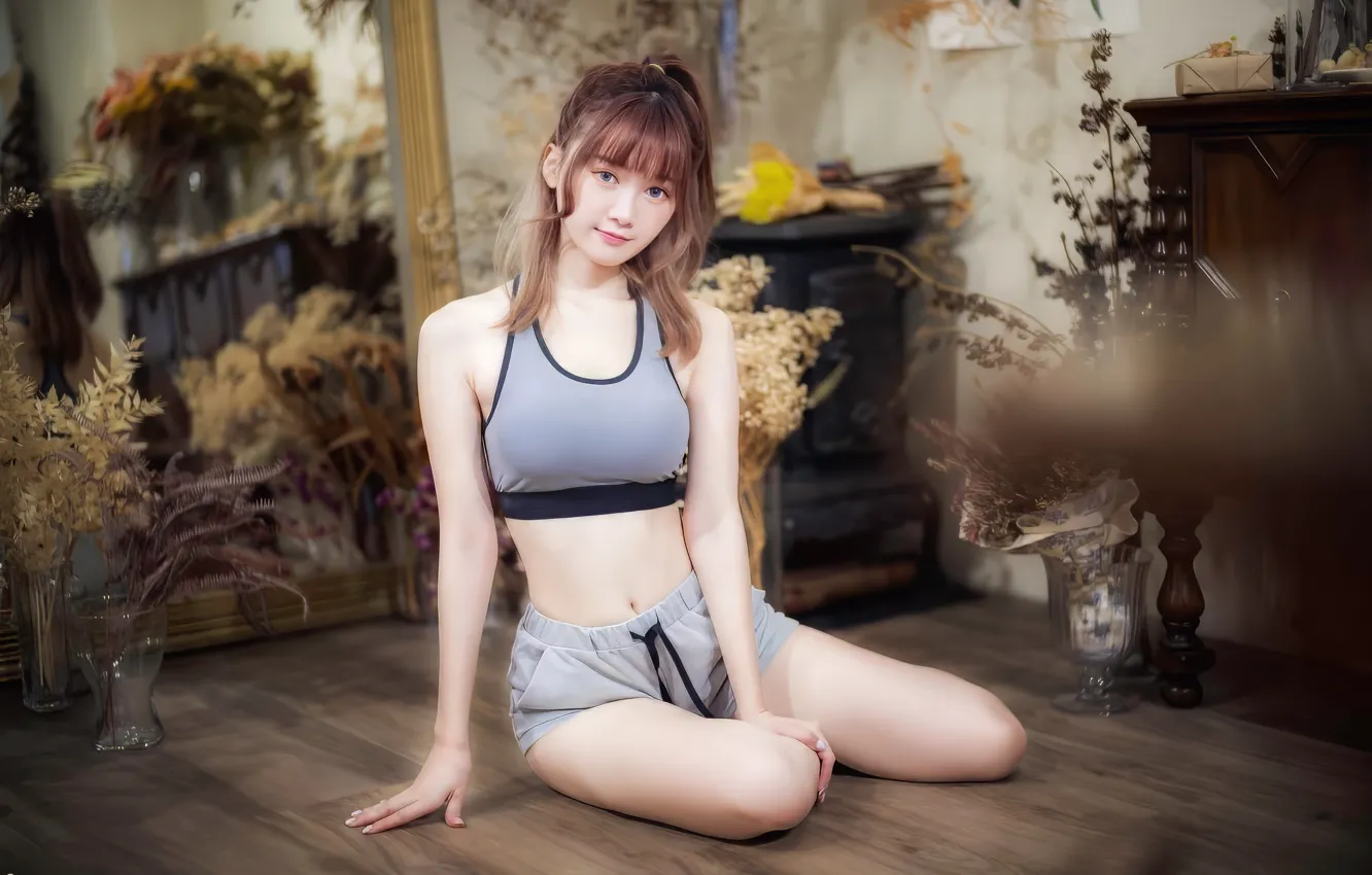 Photo wallpaper China, girl, sexy, girls, woman, model, asian, cute