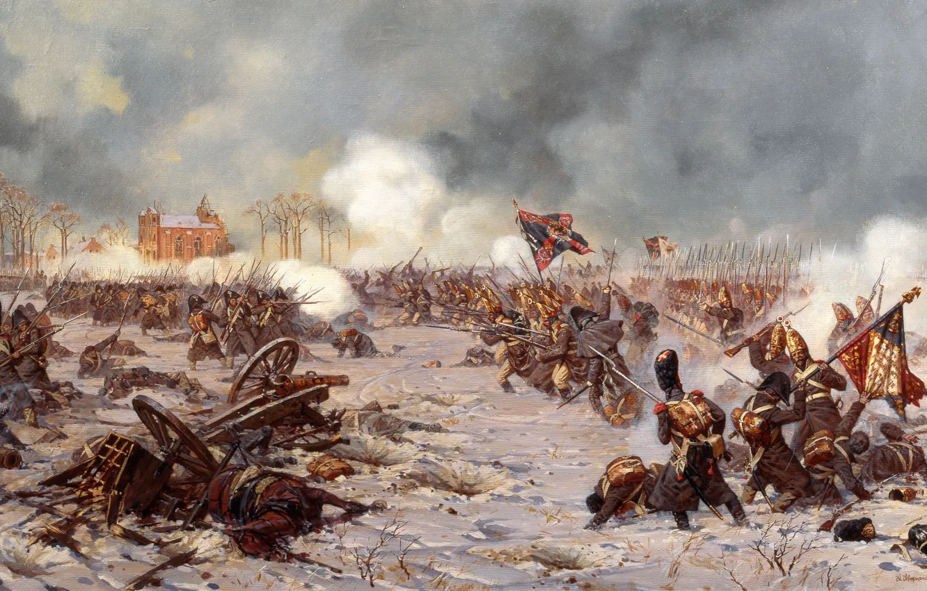 Photo wallpaper picture, The battle, Averyanov