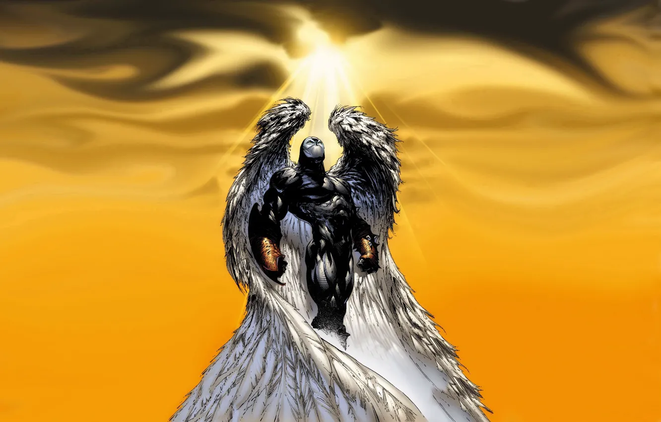 Photo wallpaper wings, angel, spawn, wings, suit, spawn, angelspawn