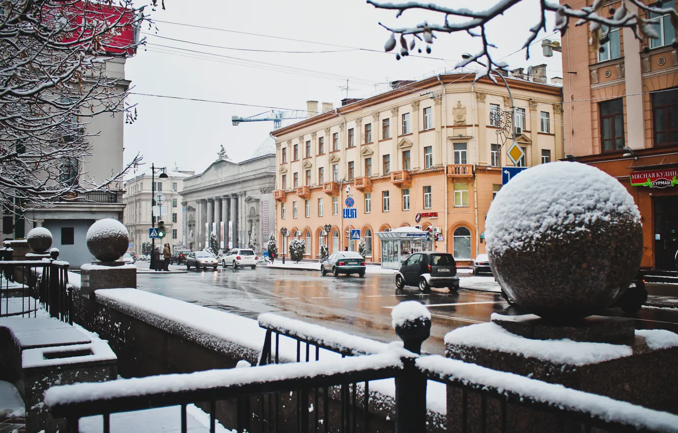 Photo wallpaper Belarus, Minsk, ex-USSR