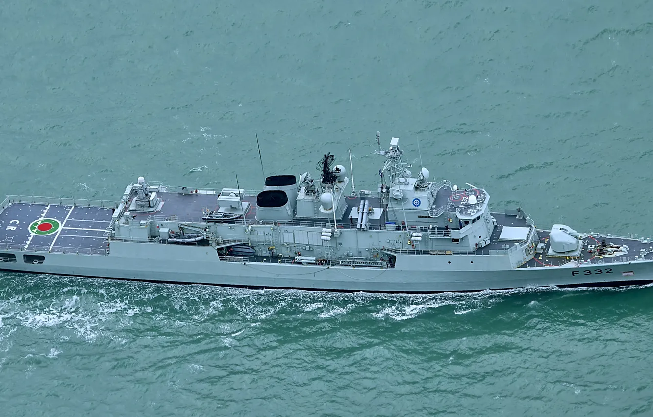 Photo wallpaper frigate, Portuguese Navy, NRP Corte Real