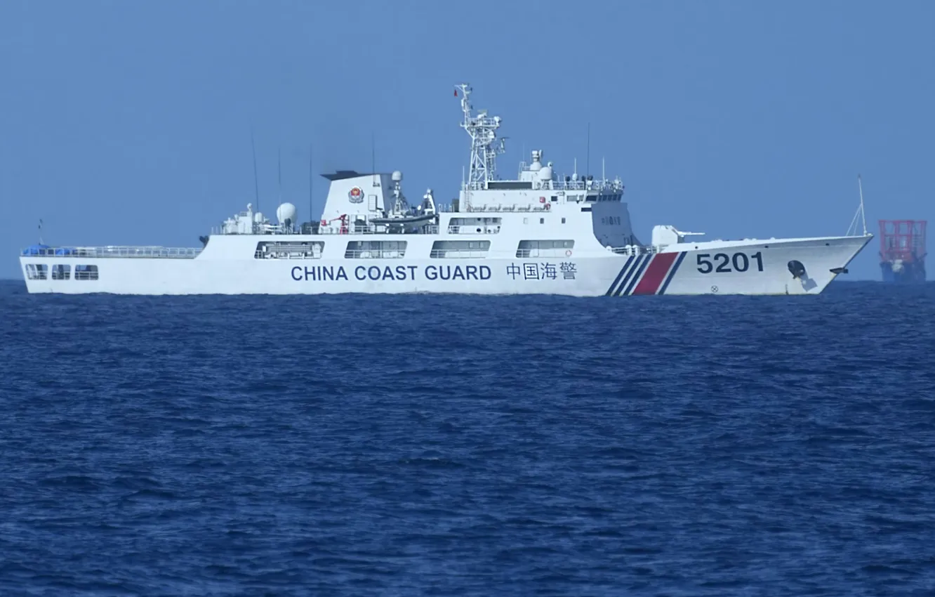 Photo wallpaper ship, China, the coast guard, patrol
