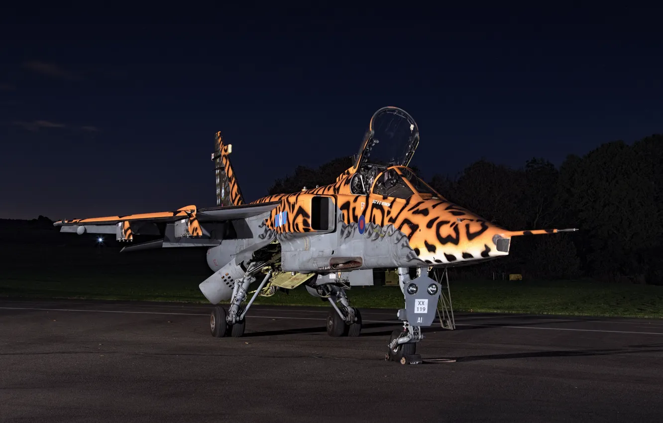 Photo wallpaper Jaguar, the airfield, fighter-bomber, SEPECAT