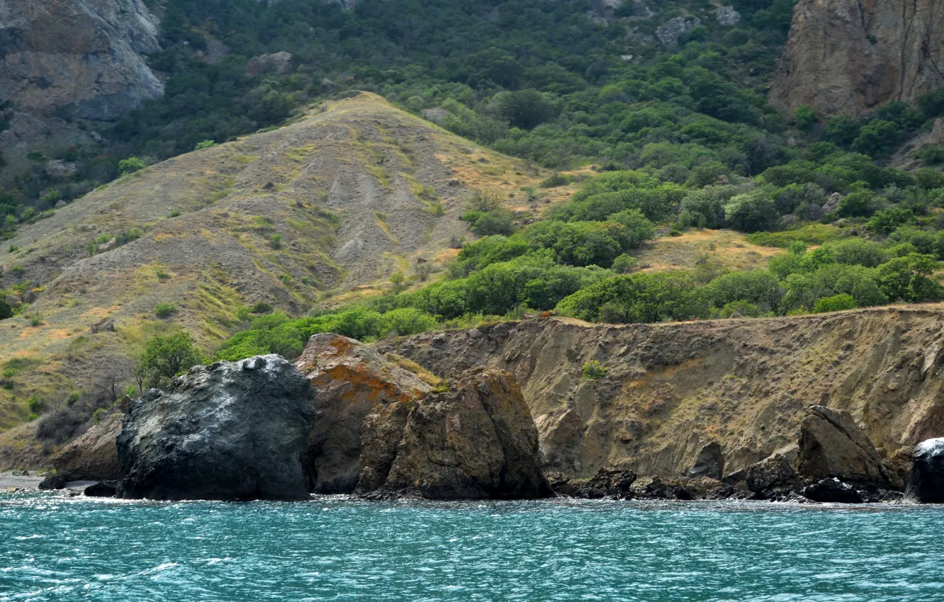 Photo wallpaper journey, Crimea, Karadag