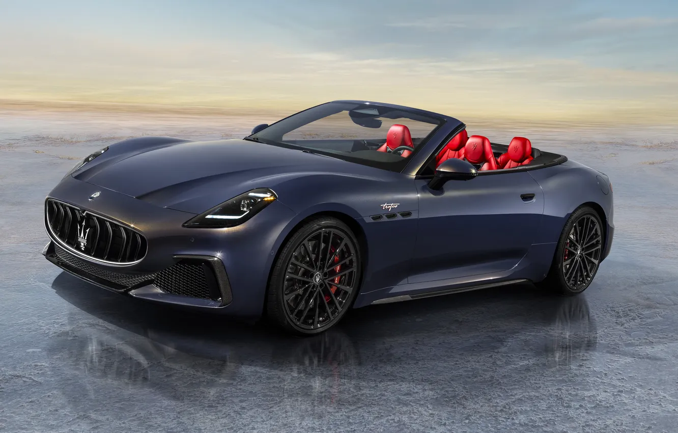 Photo wallpaper Maserati, convertible, GranCabrio, Trophy, 2024, Maserati GranCabrio Trofeo