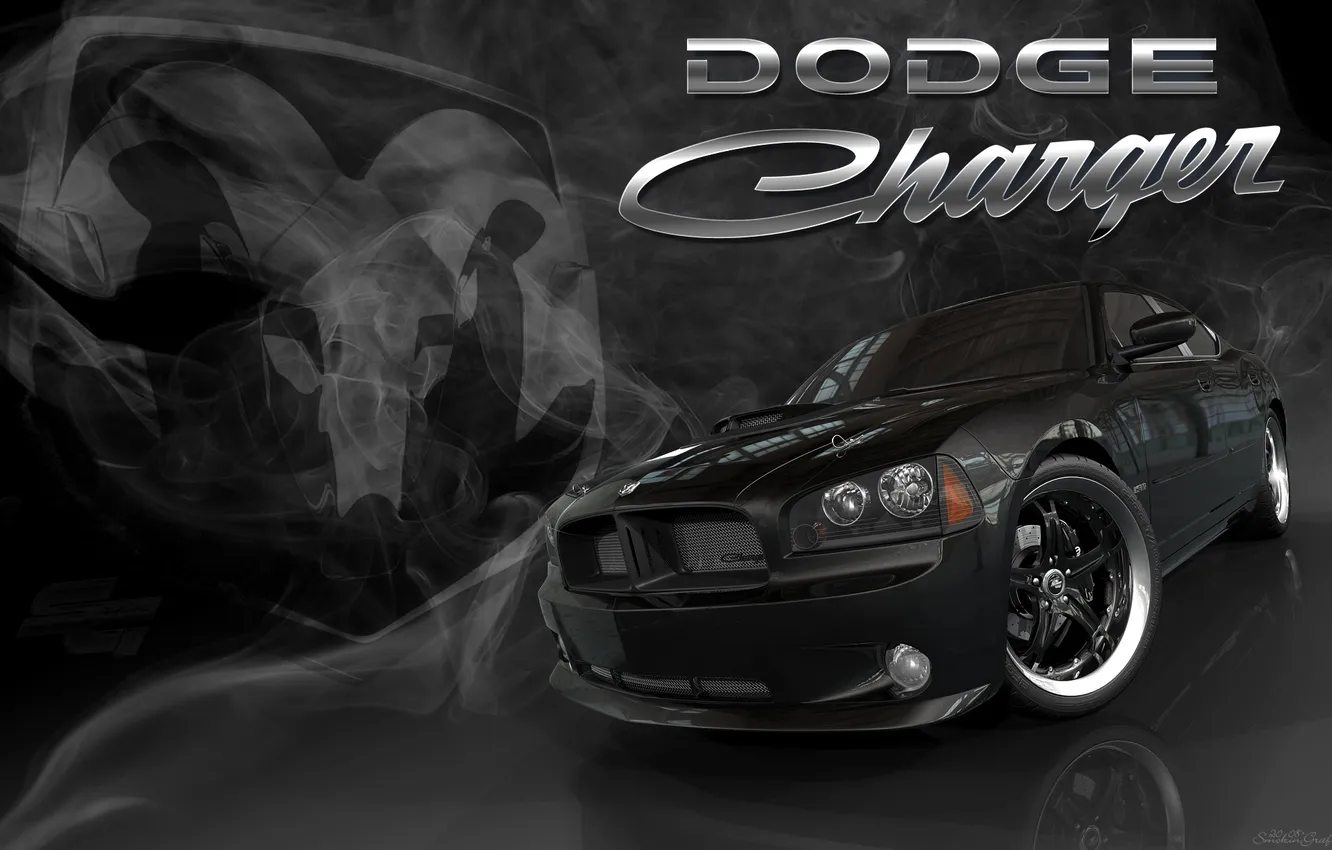 Photo wallpaper car, dodge, muscle, dodge charger