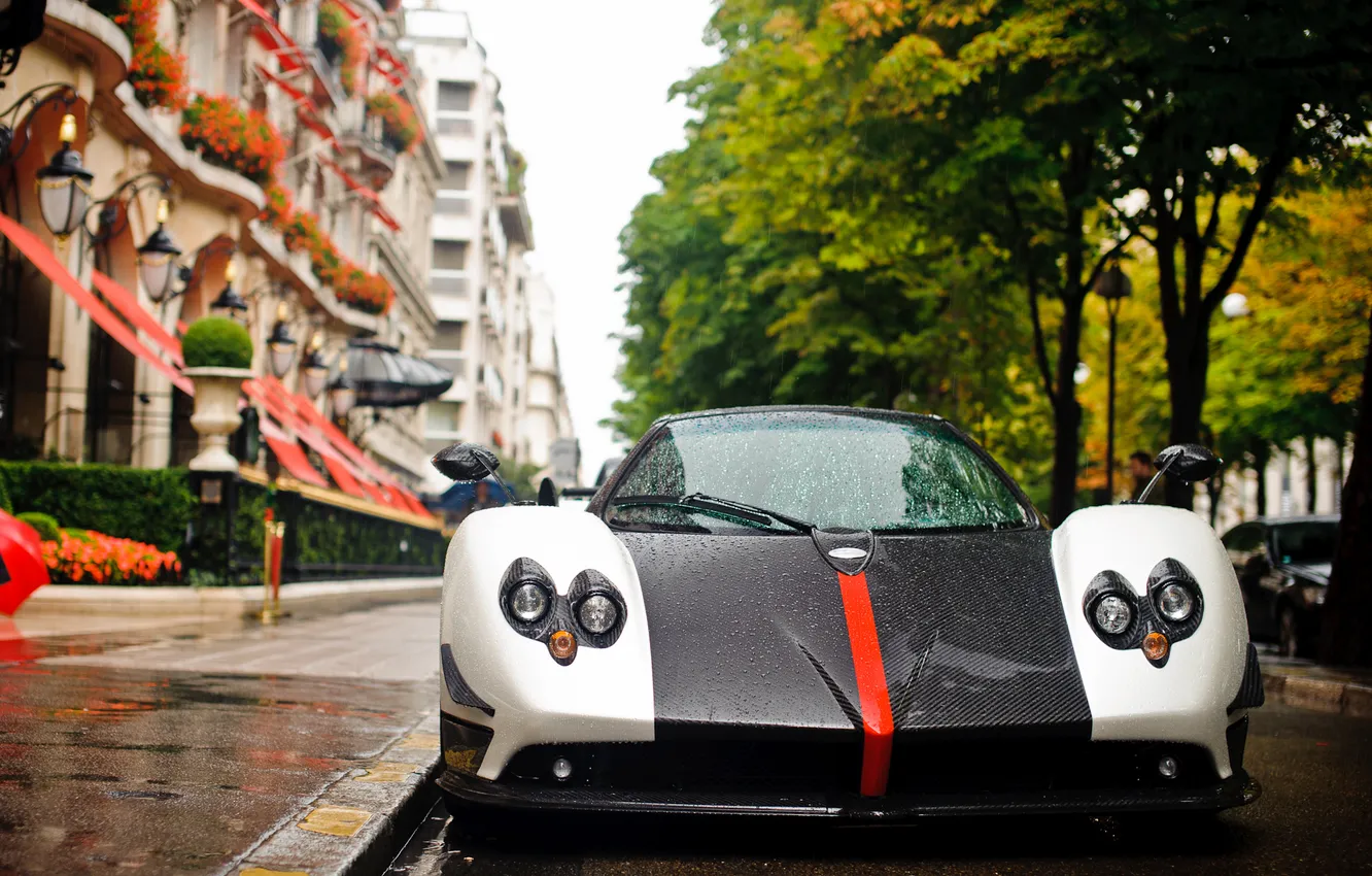 Photo wallpaper Roadster, Pagani, Zonda, Cinque