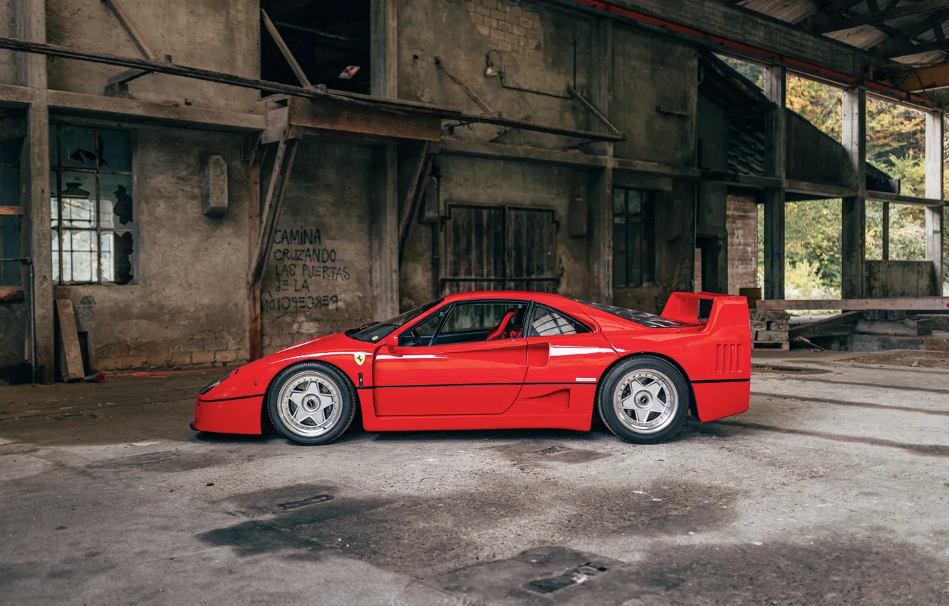 Photo wallpaper Ferrari, F40, Ferrari F40