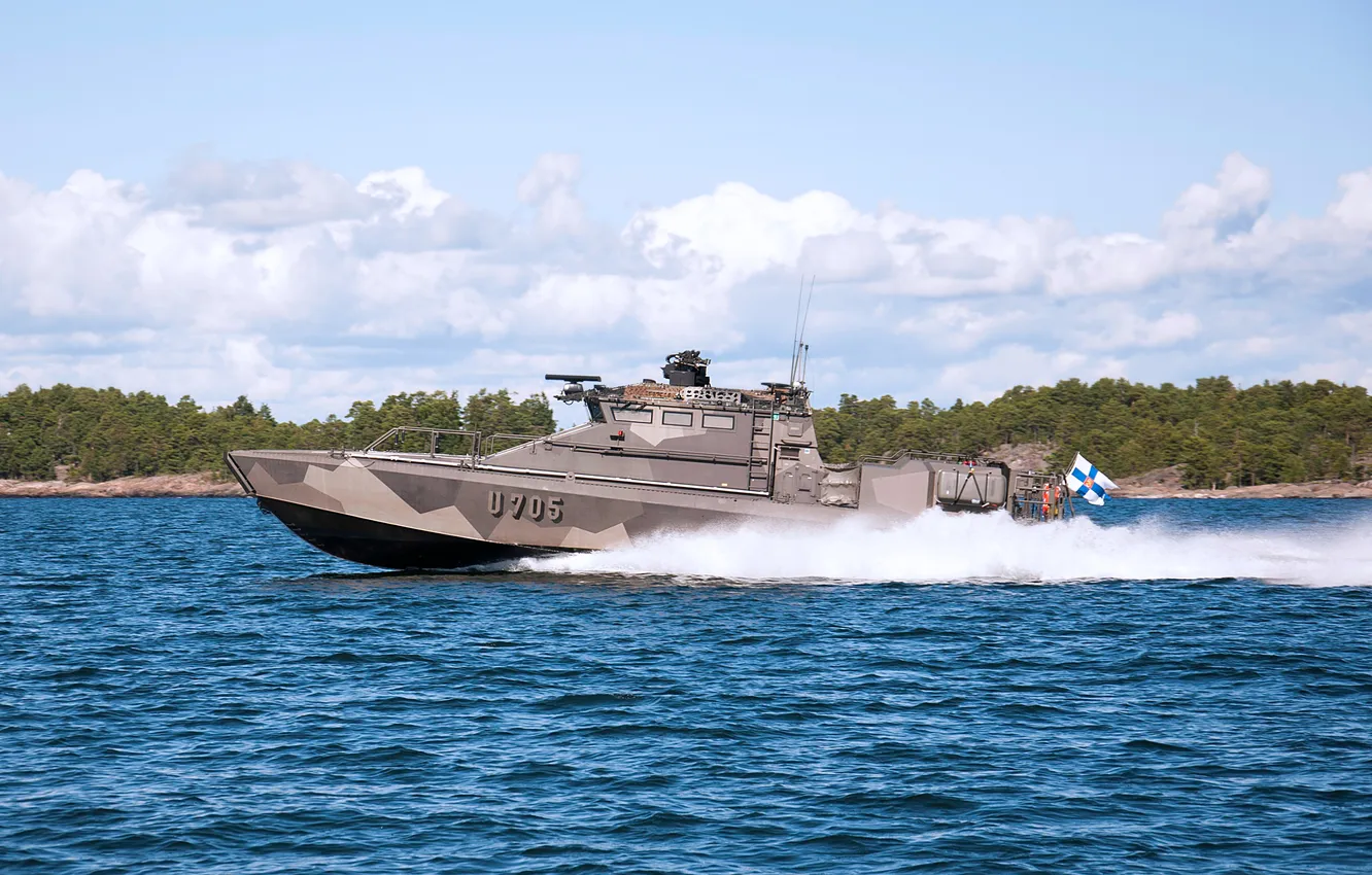 Photo wallpaper Finland, anti-sabotage boat, Jehu