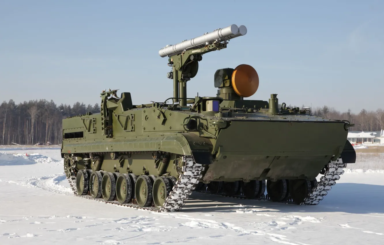 Photo wallpaper chrysanthemum, self-propelled, rocket, complex, anti-tank, 9P157-2