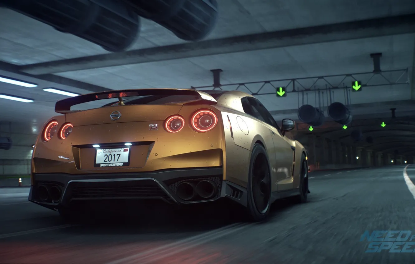 Photo wallpaper NFS, Need for Speed, 2015, NSF, 2017 Nissan GT-R Premium