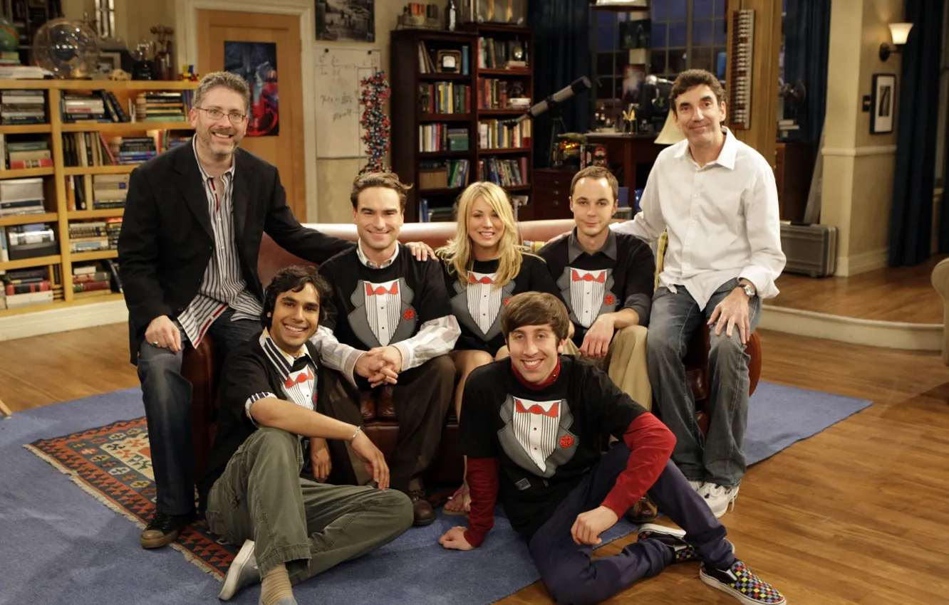 Photo wallpaper show, The series, the big Bang theory, characters, the creators