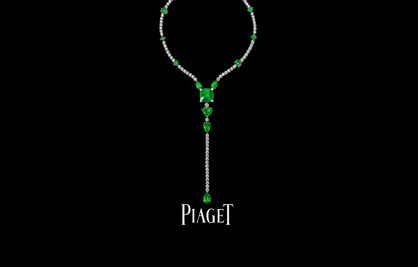 Photo wallpaper decoration, stones, necklace, Piaget