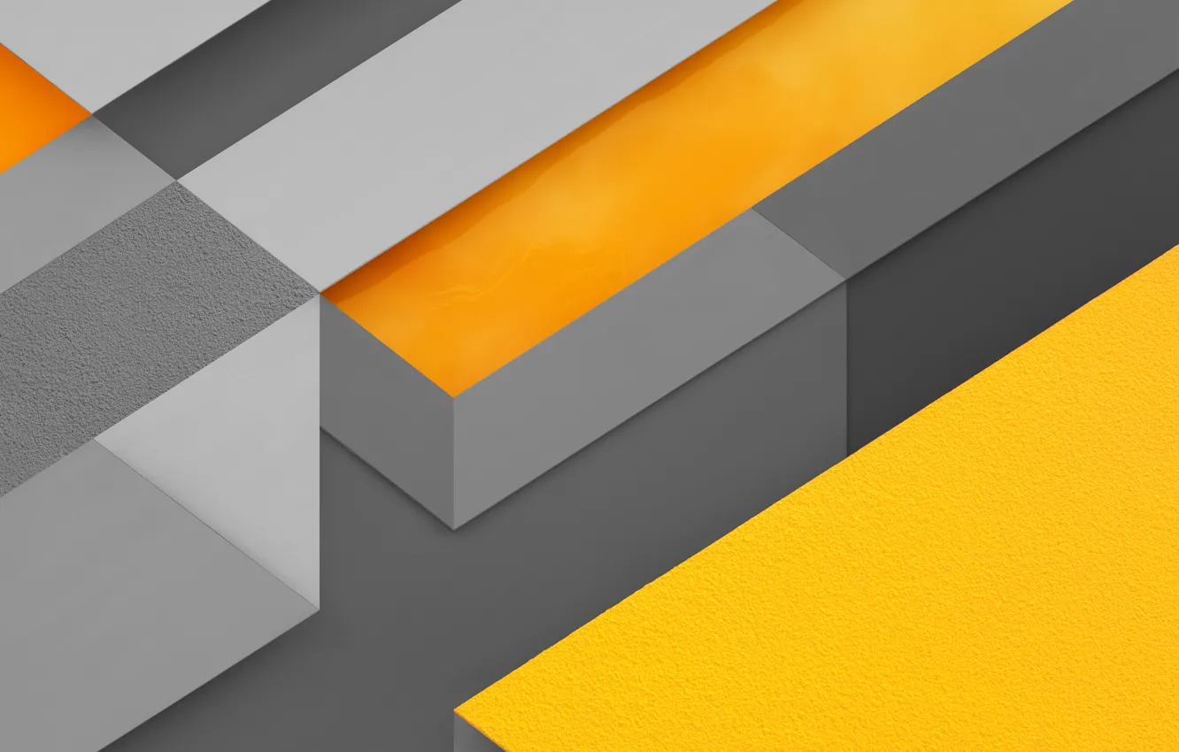 Photo wallpaper Android, yellow, Material, Android M, Android 6.0 Marshmallow